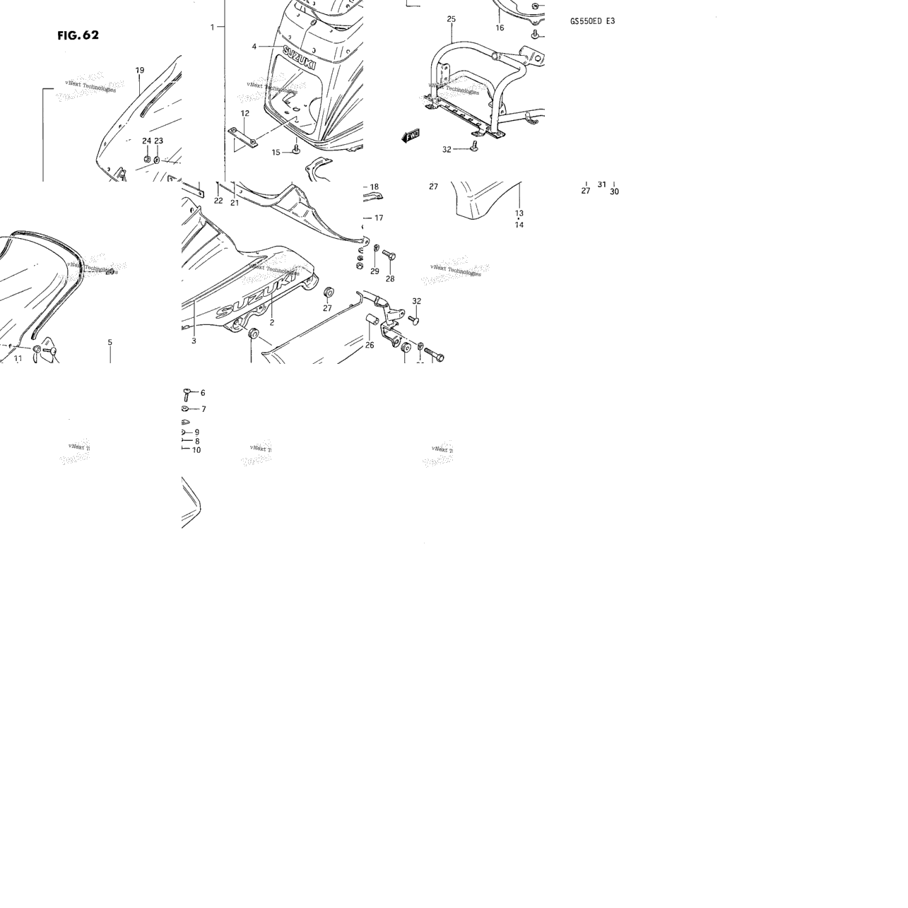 Cowling (Gs550esd)