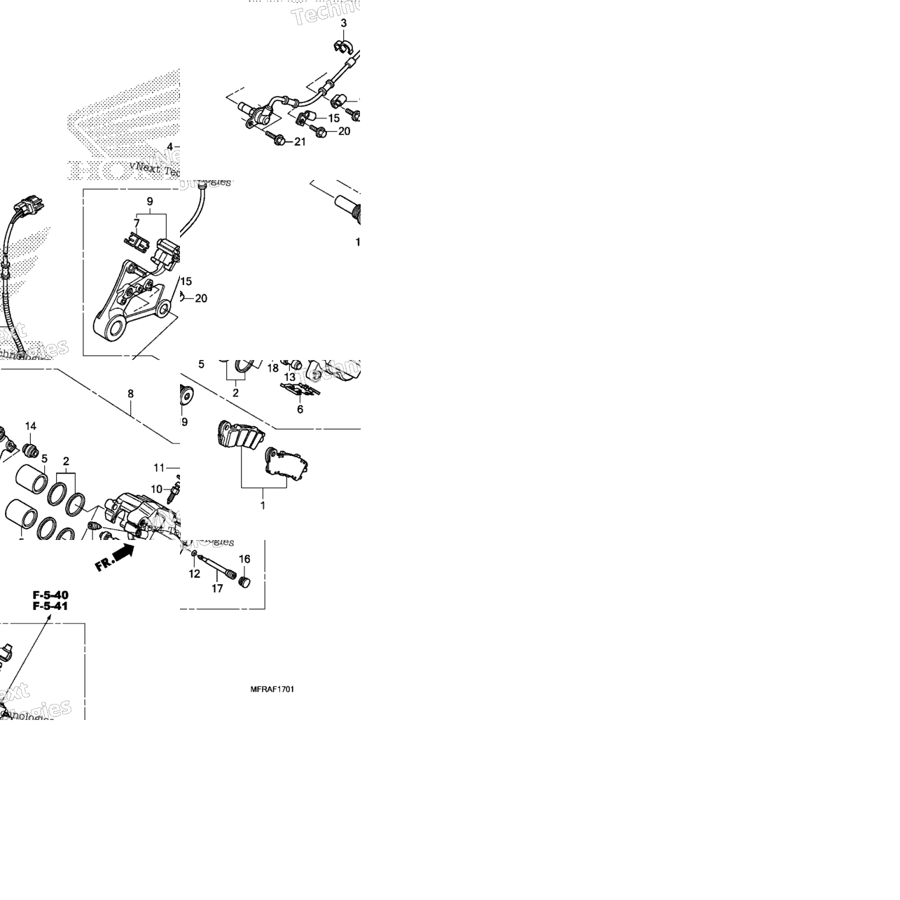 Rear Brake Caliper (2)