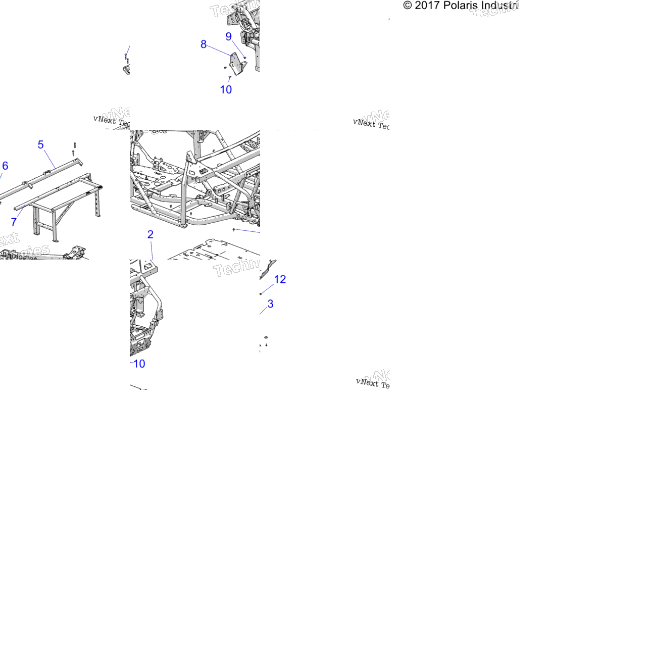 Chassis, Main Frame And Skid Plates