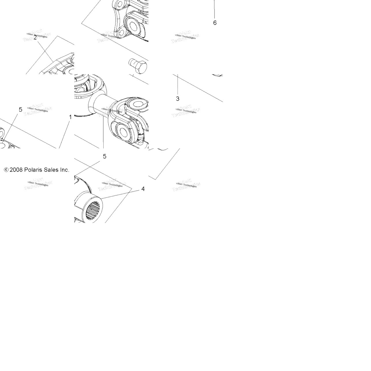 Drive Train, Prop Shaft, Rear