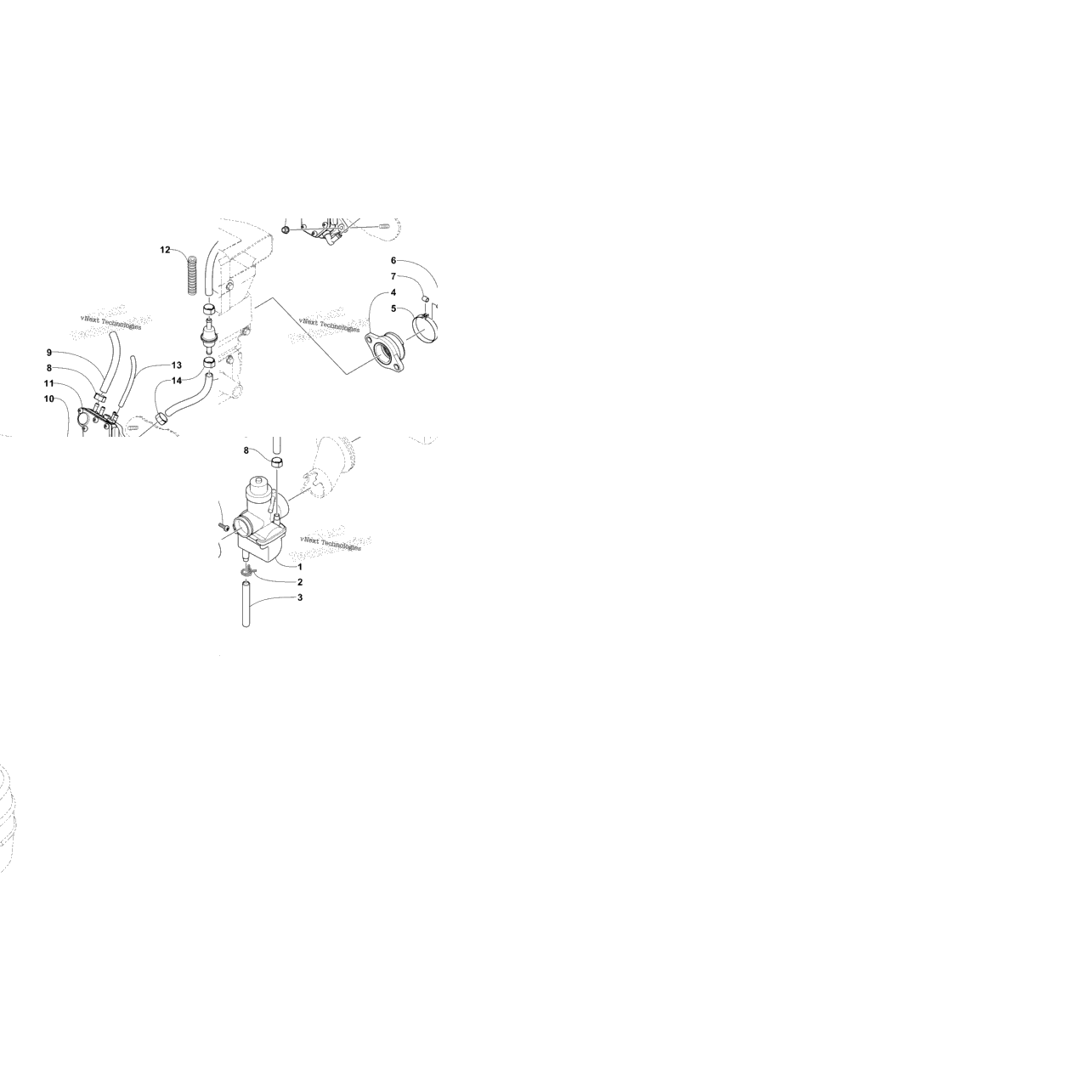 Carburetor And Fuel Pump Assembly