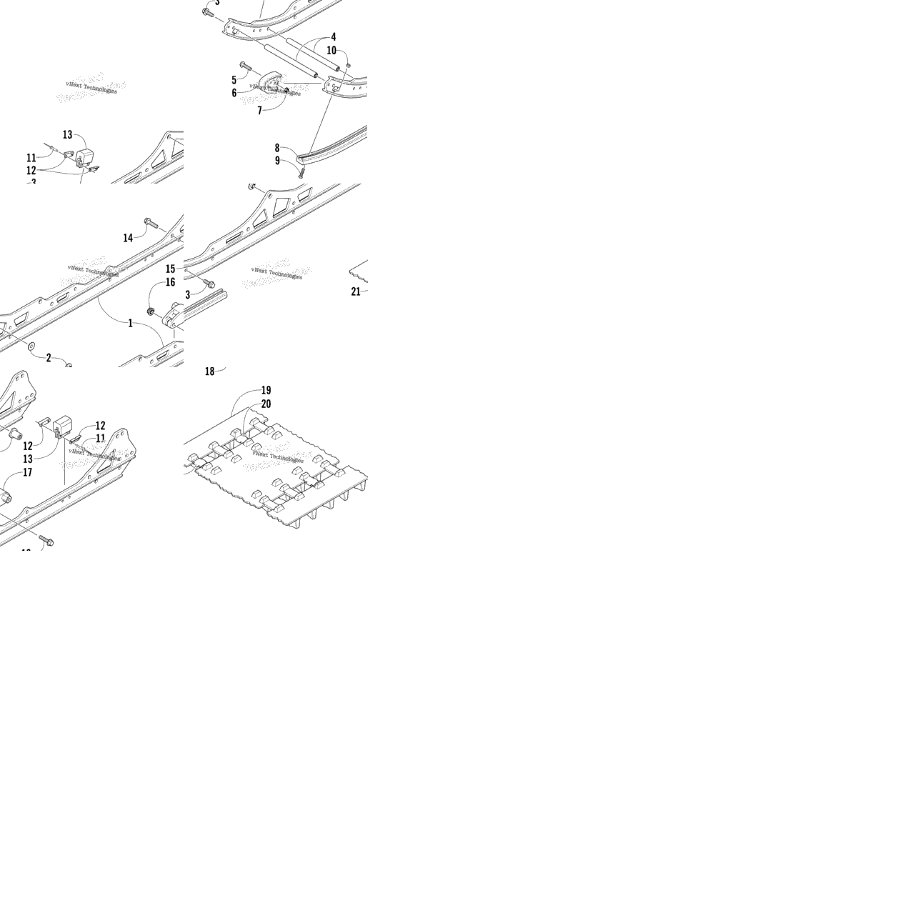 Slide Rail And Track Assembly