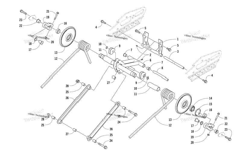 Rear Suspension Rear Arm Assembly