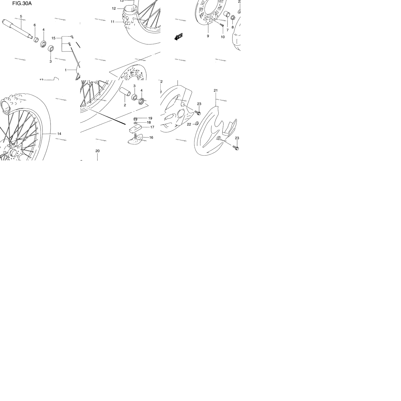 Front Wheel (Model V/W/X/Y)