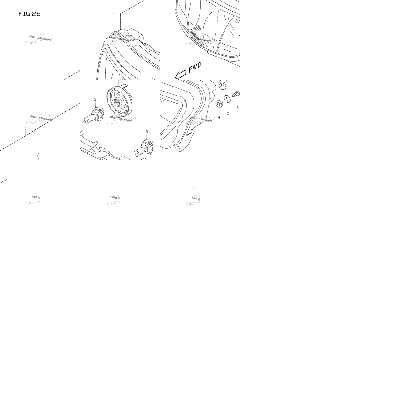 Headlamp (Model T/V)