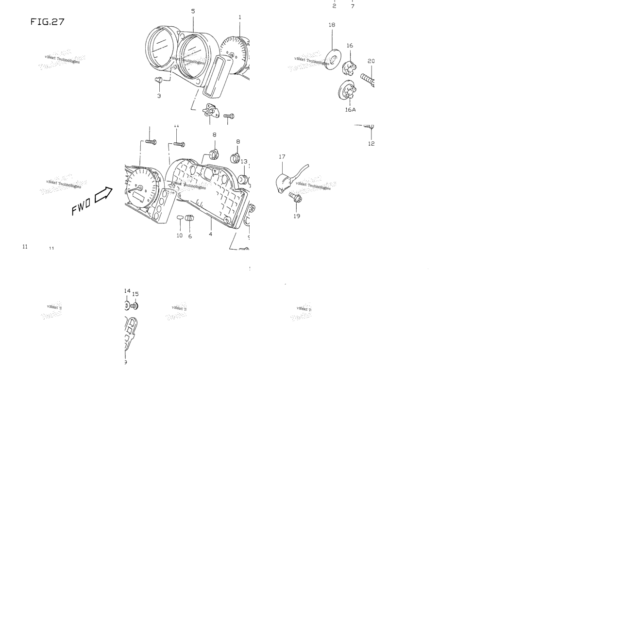 Speedometer (Model T/V)