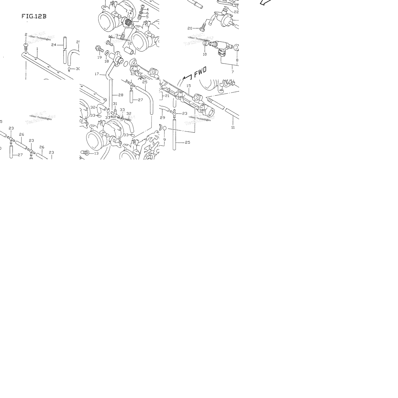 Throttle Body Fittings (Model W/X)