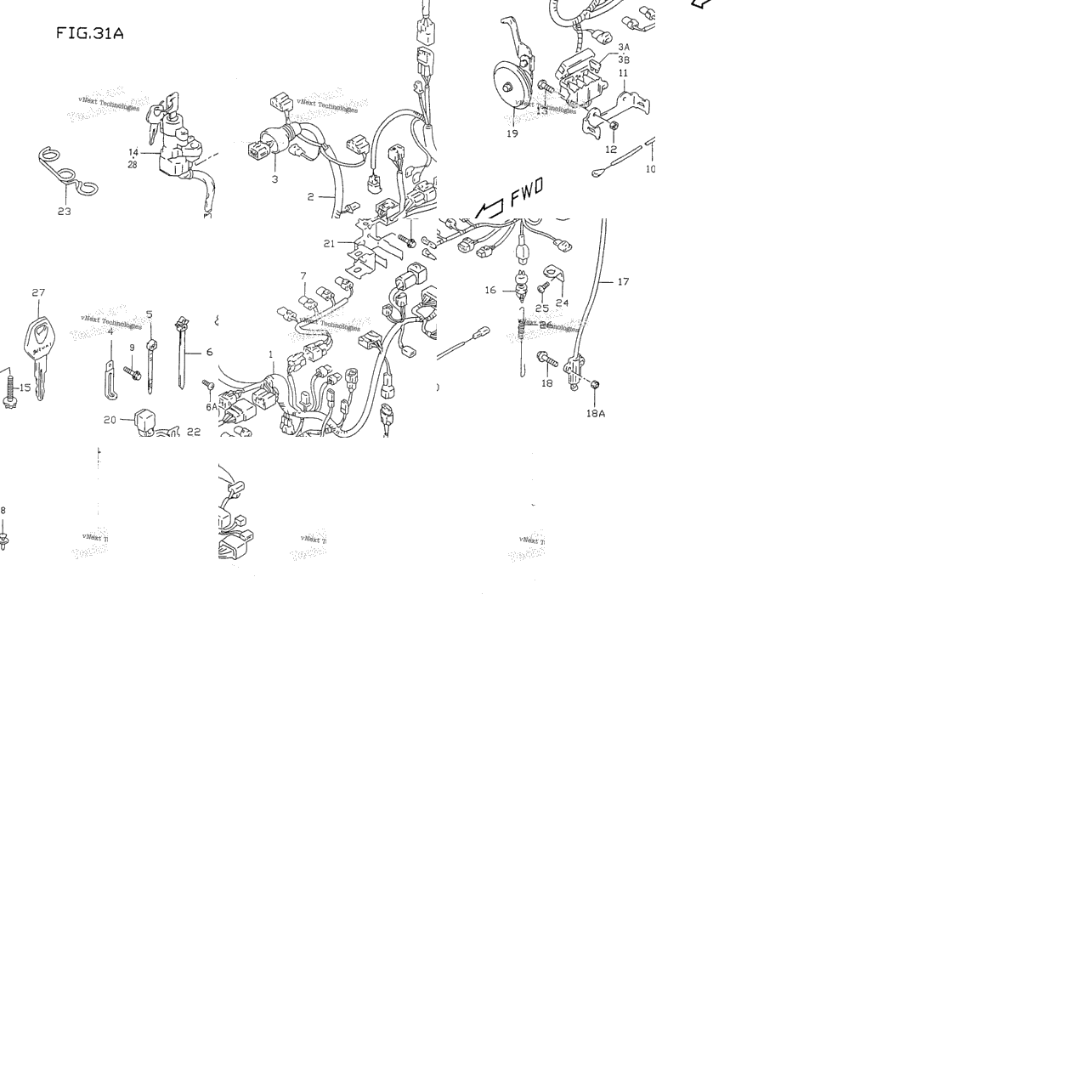 Wiring Harness (Model W/X)
