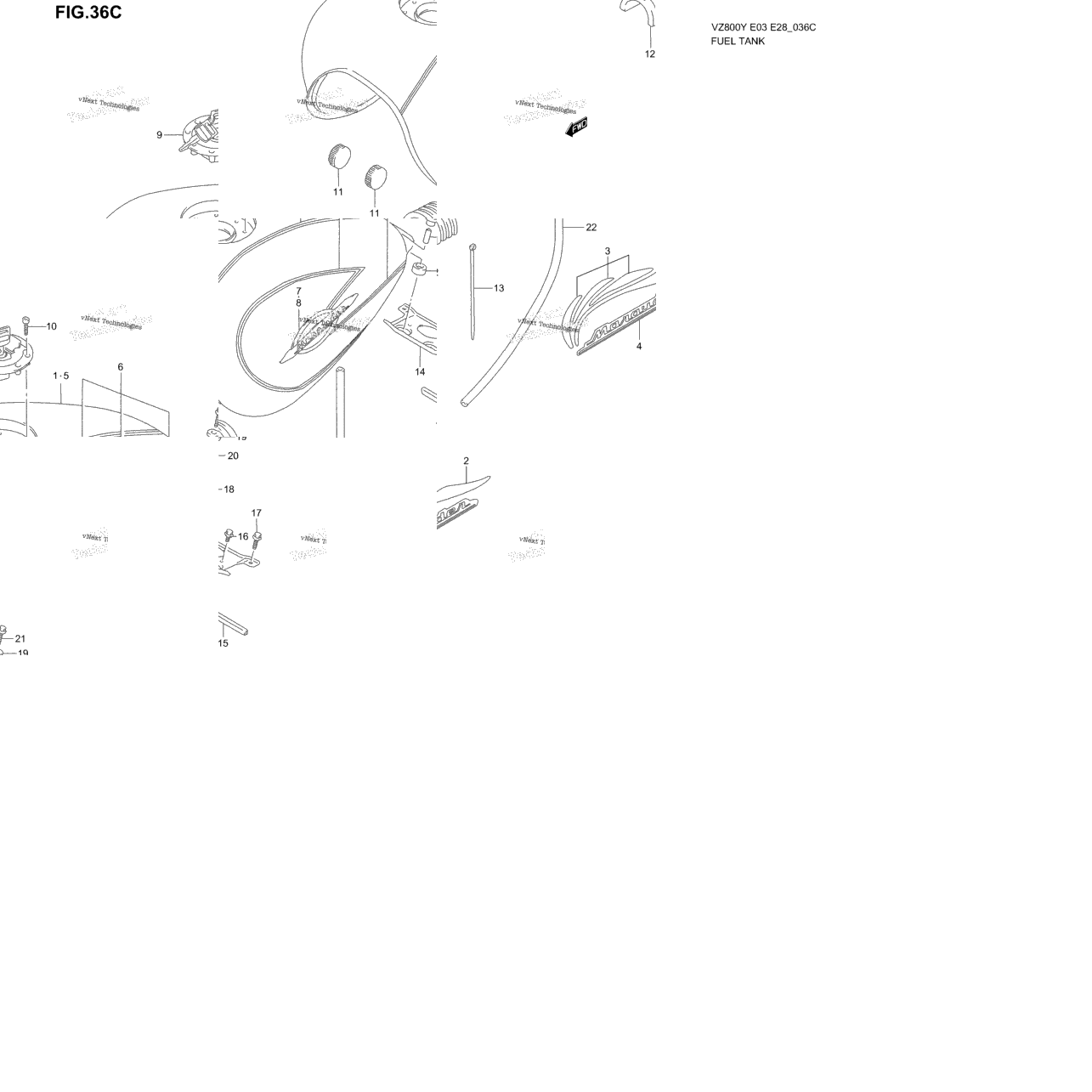 Fuel Tank (Model Y %F.No.103782)