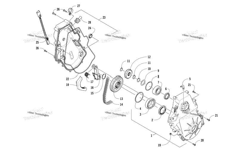Chain Case Assembly