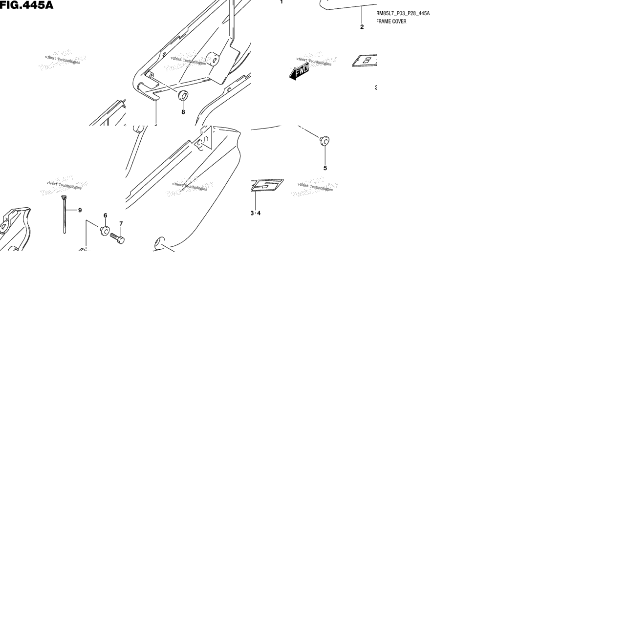 Frame Cover (Rm85l7 P03)
