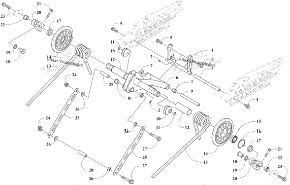 Rear Suspension Rear Arm Assembly