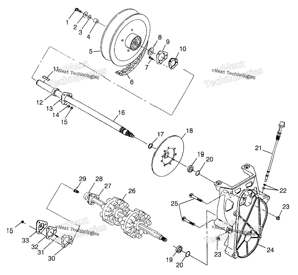 Drive Train 500 Rmk 0982964 & European 500 Rmk