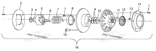Driven Clutch 500 Rmk 0982964 & European 500 Rmk