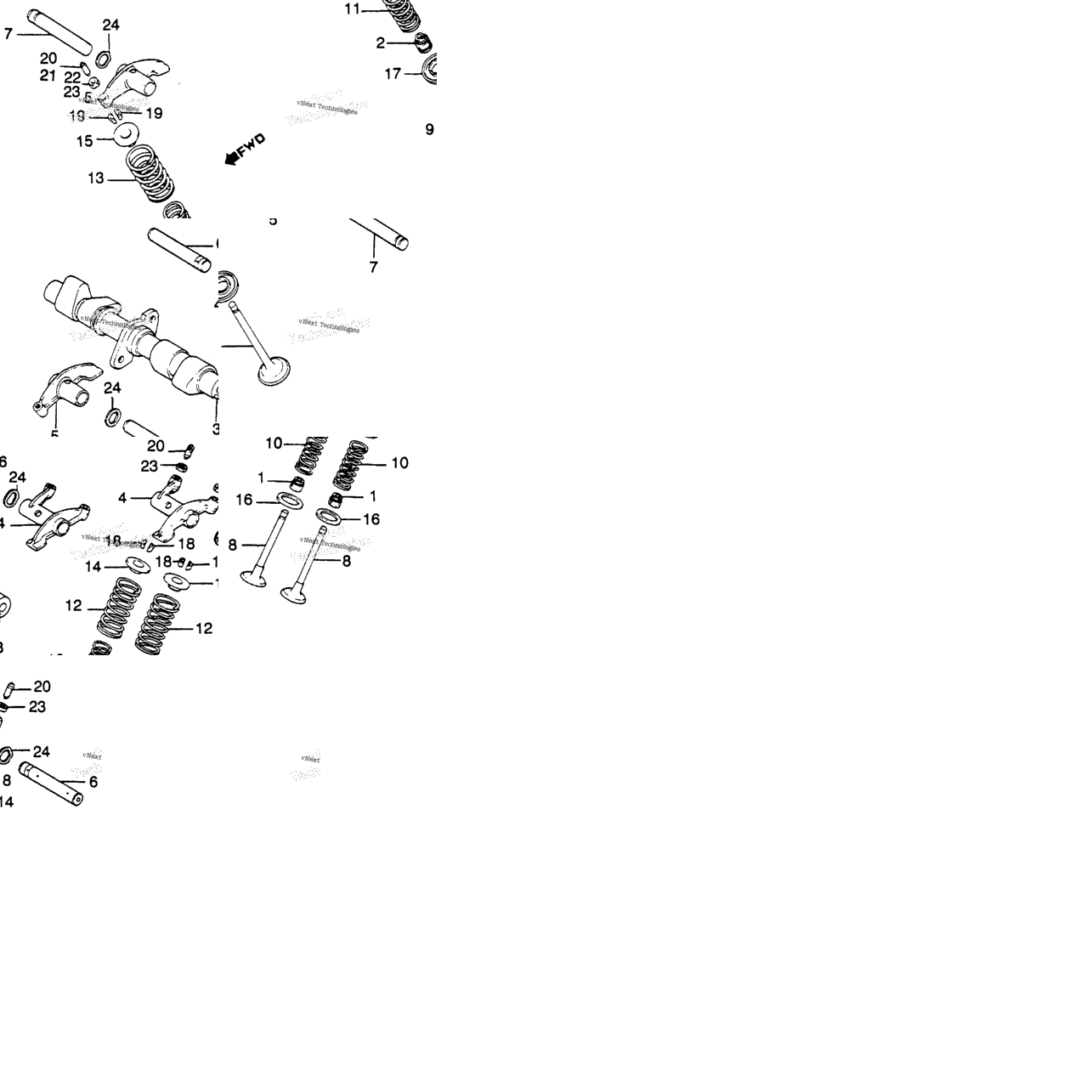 Camshaft + Valve