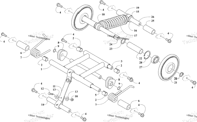 Rear Suspension Arm Assemblies