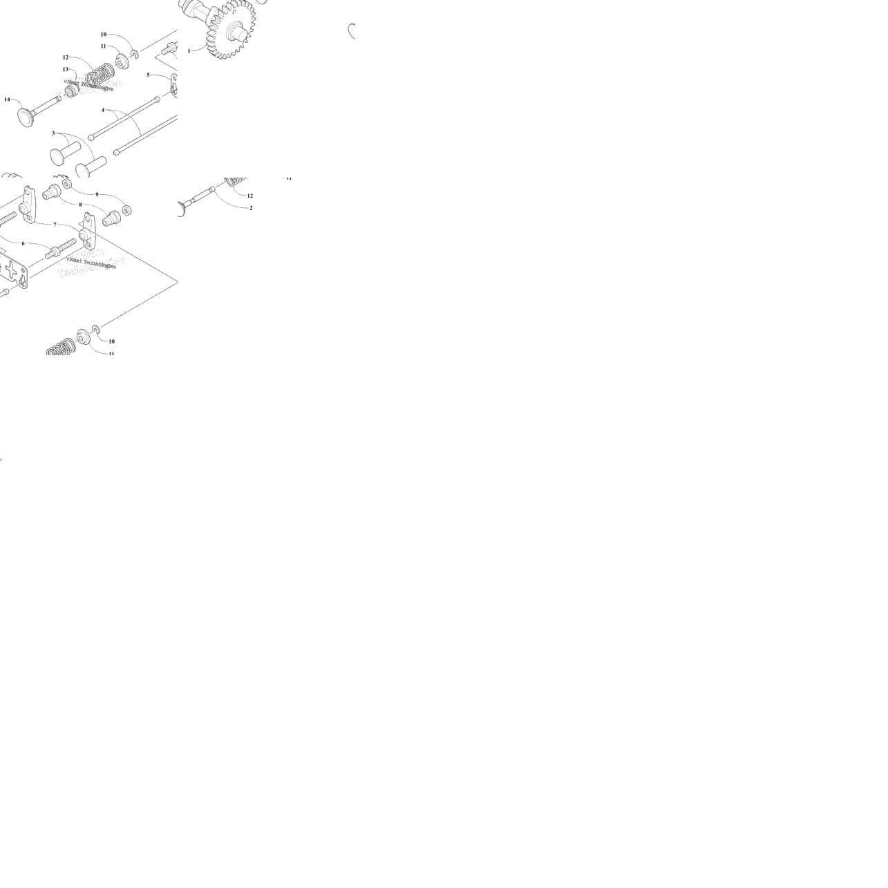 Camshaft And Valve Assembly