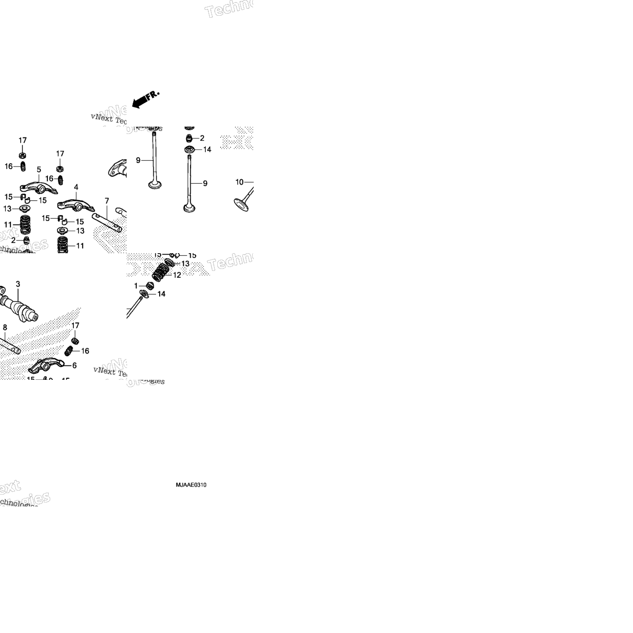 Camshaft Valve (Rr.)