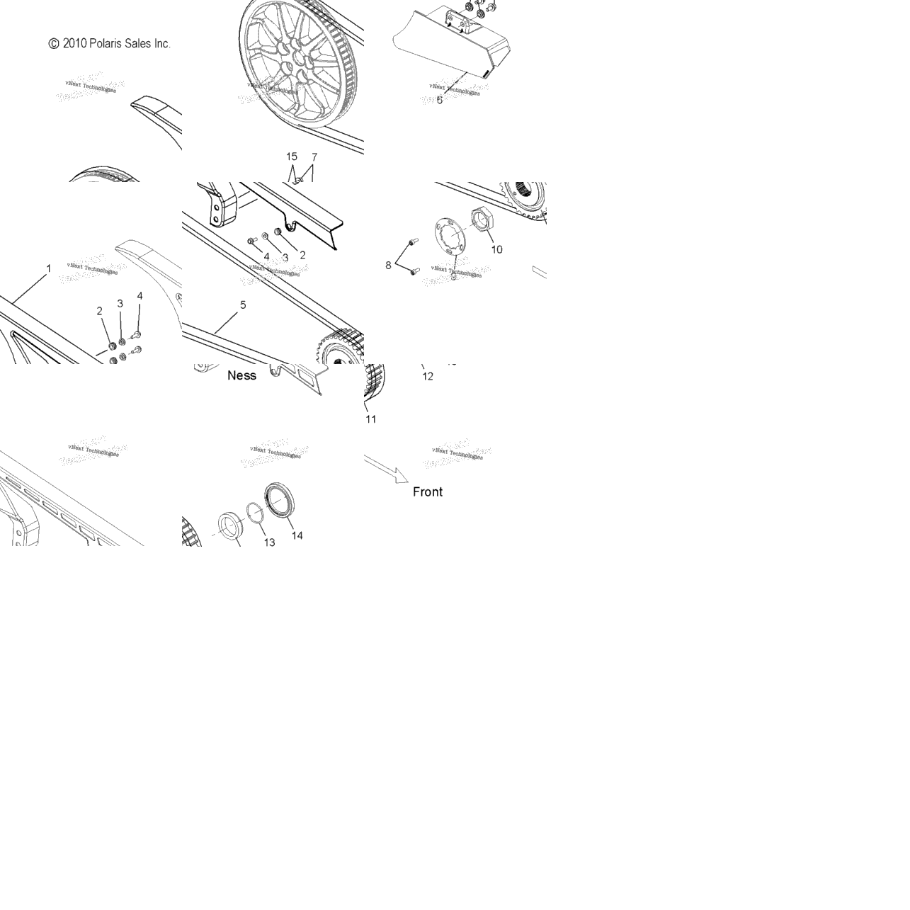 Drive Train, Drive Sprocket, Belt, & Guards Ea/Na/Naa/Nac
