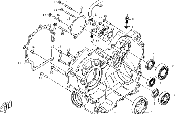 Right Crankcase