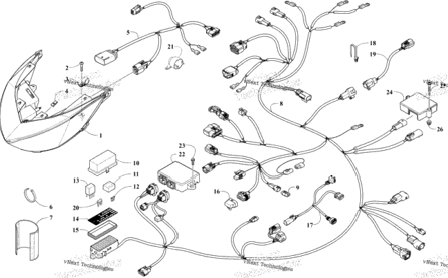 Headlight And Wiring Assemblies