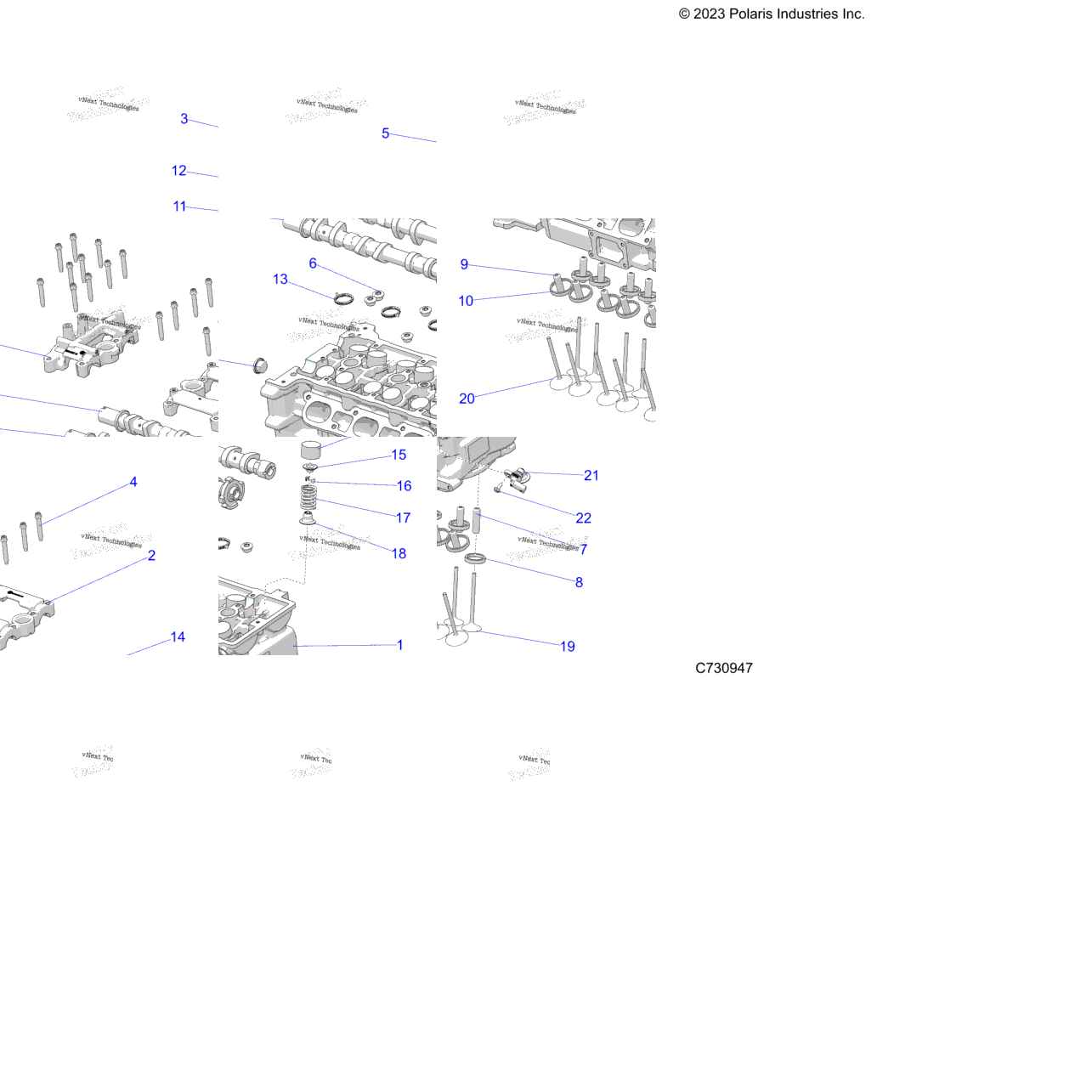 Engine, Cylinder Head And Valves