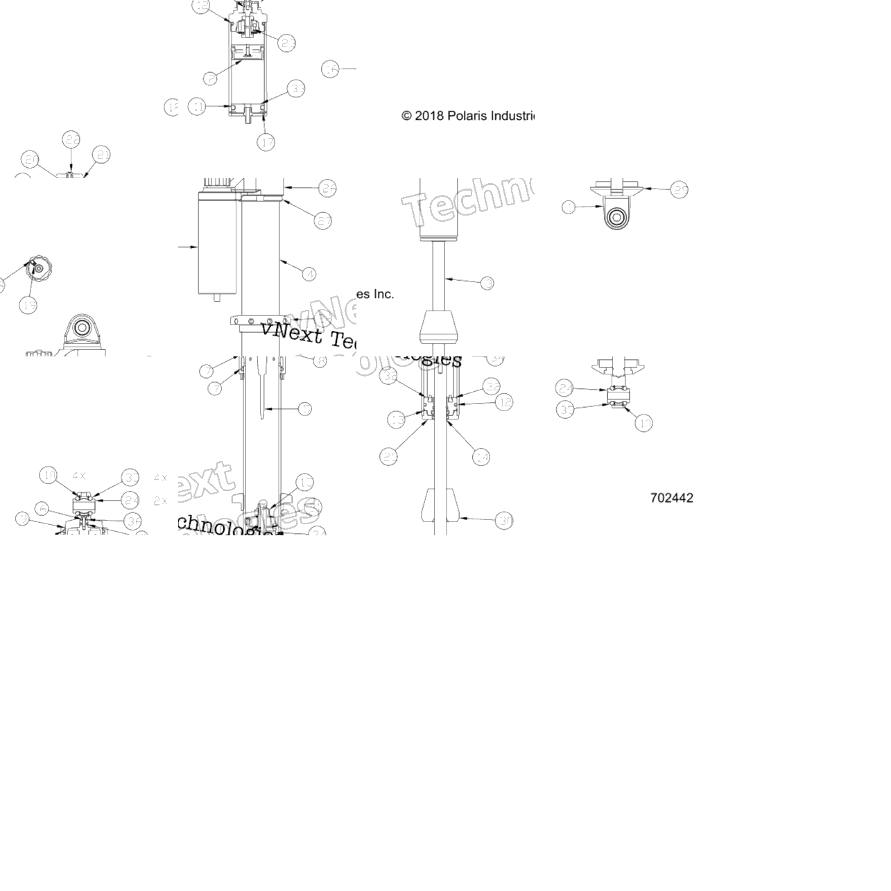 Suspension, Front Shock Internals
