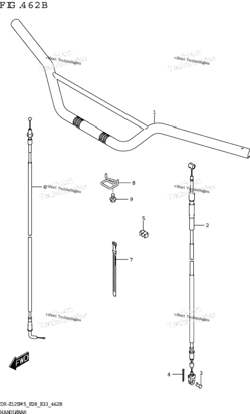Handlebar (Dr-Z125l)