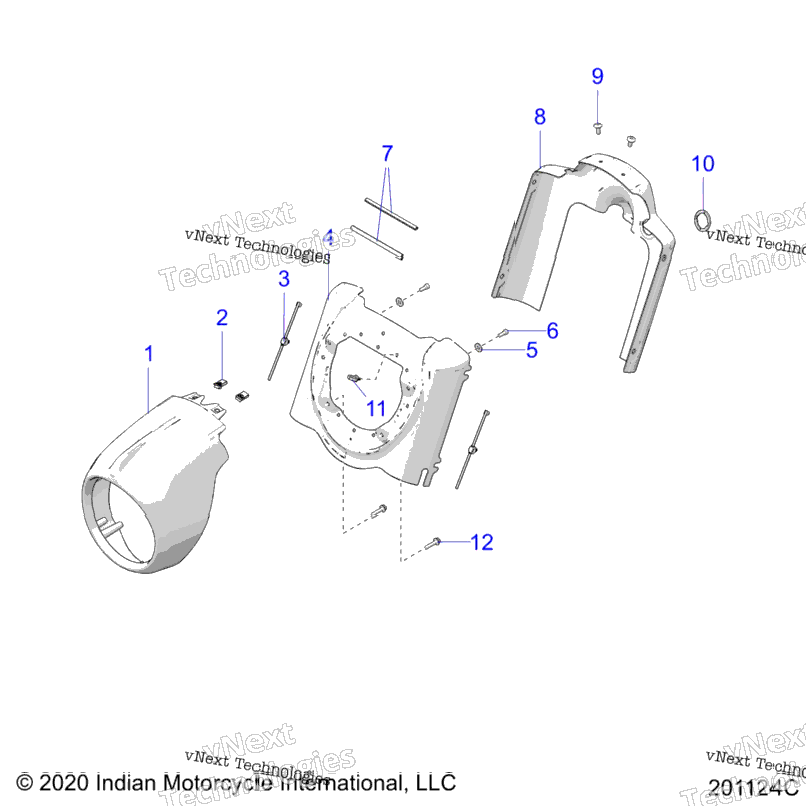 Body, Headlight Housing N21thabb All Options