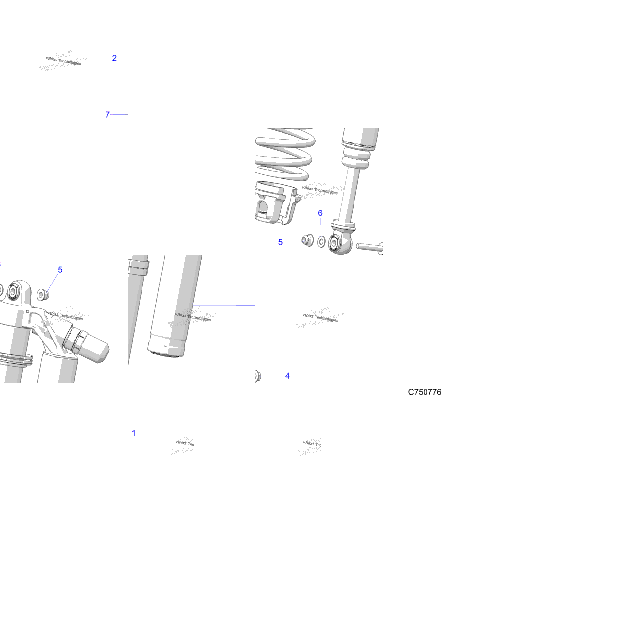 Suspension, Front Shock Mounting Z25xpd92a/92B