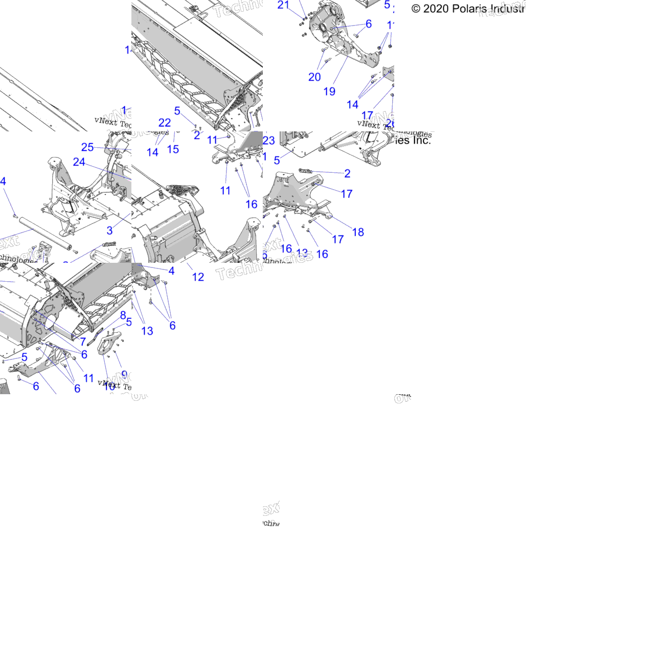 Chassis, Bulkhead Asm. All Options