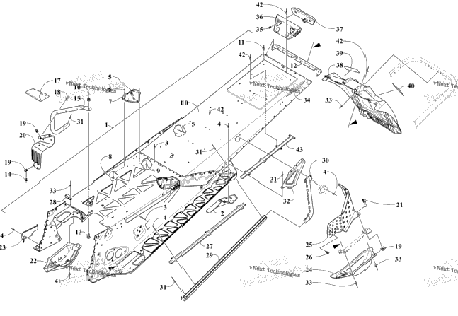 Tunnel And Snowflap Assembly