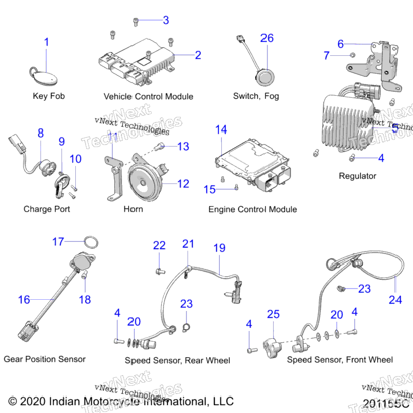 Electrical, Components 1 N21tvabb All Options