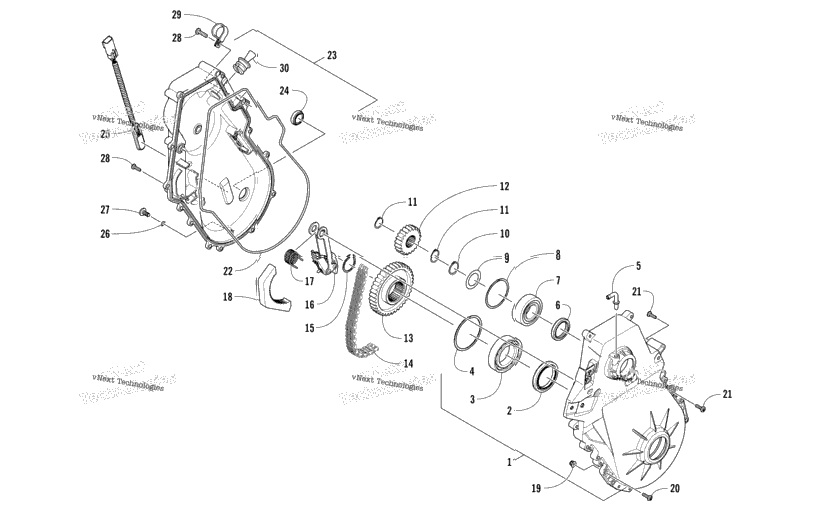 Chain Case Assembly