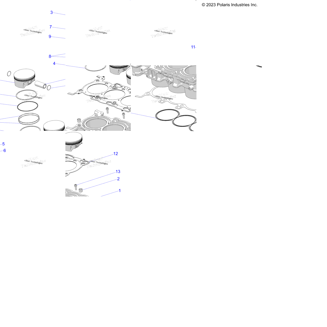 Engine, Cylinder And Piston