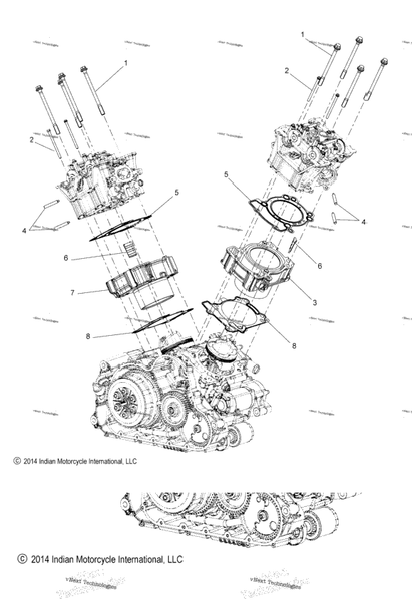 Engine, Cylinder & Cyl. Head Mounting N21mta11/Mtb11 All Options