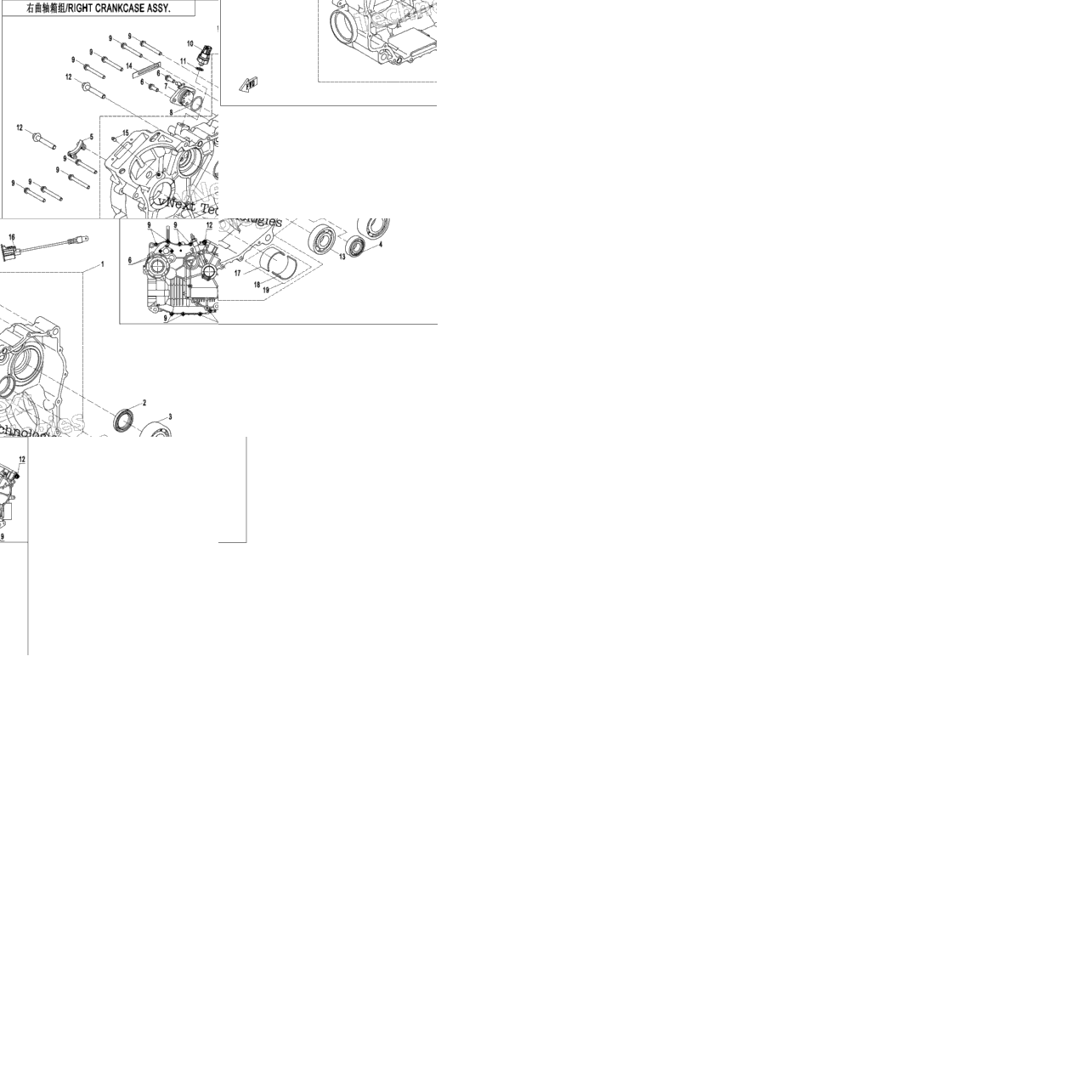 Right Crankcase Assy