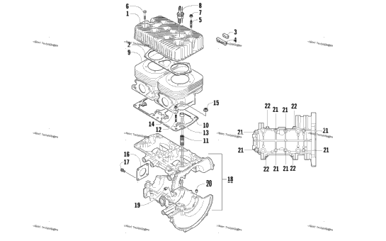 Crankcase And Cylinder