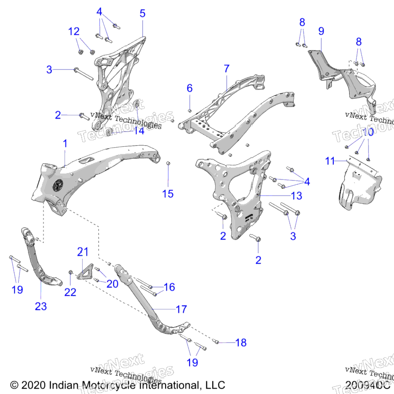 Chassis, Frame Asm. N21tcdbb All Options