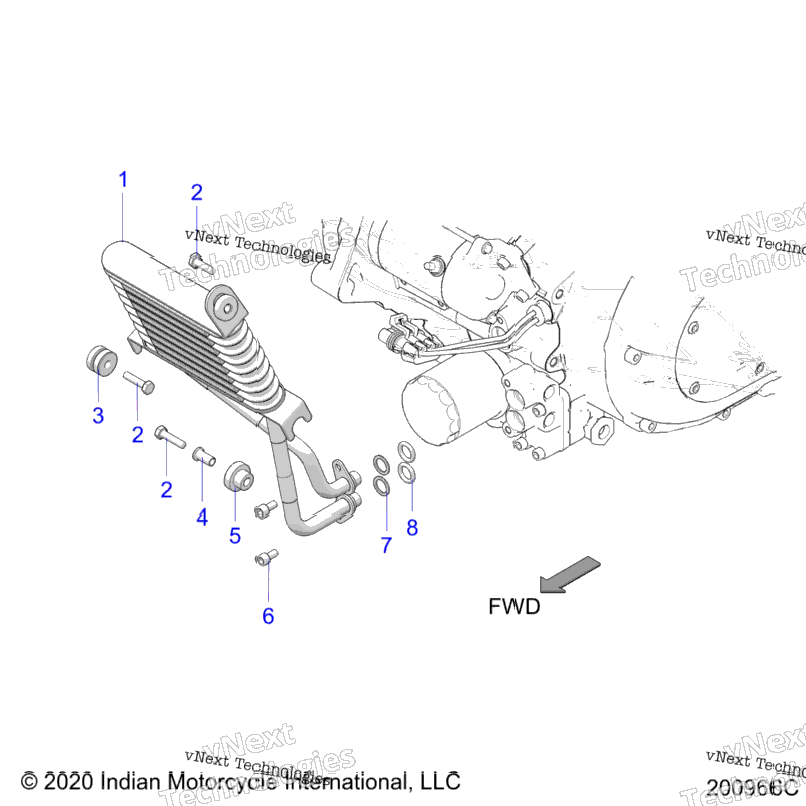 Engine, Oil Cooler N21tcdbb All Options
