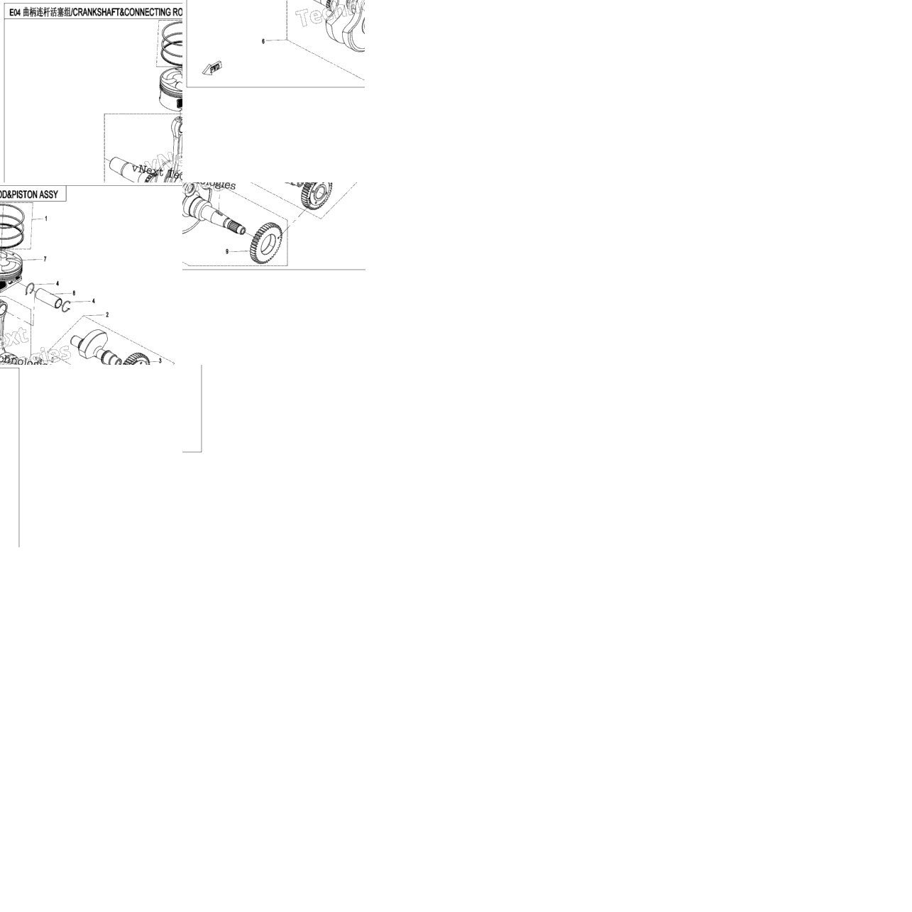 Crankshaft&Connecting Rod&Piston Assy