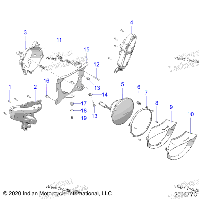 Electrical, Headlight, Front Turn Signals N21lcbrr All Options