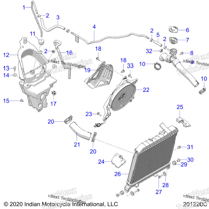 Engine, Cooling Asm. N21lcbrr All Options