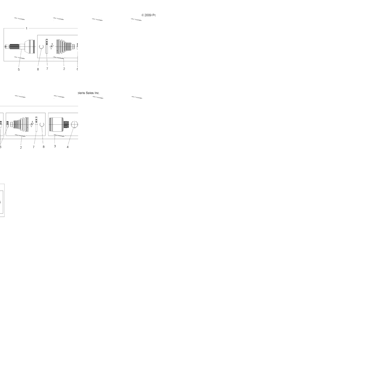 Drive Train, Rear Drive Shaft