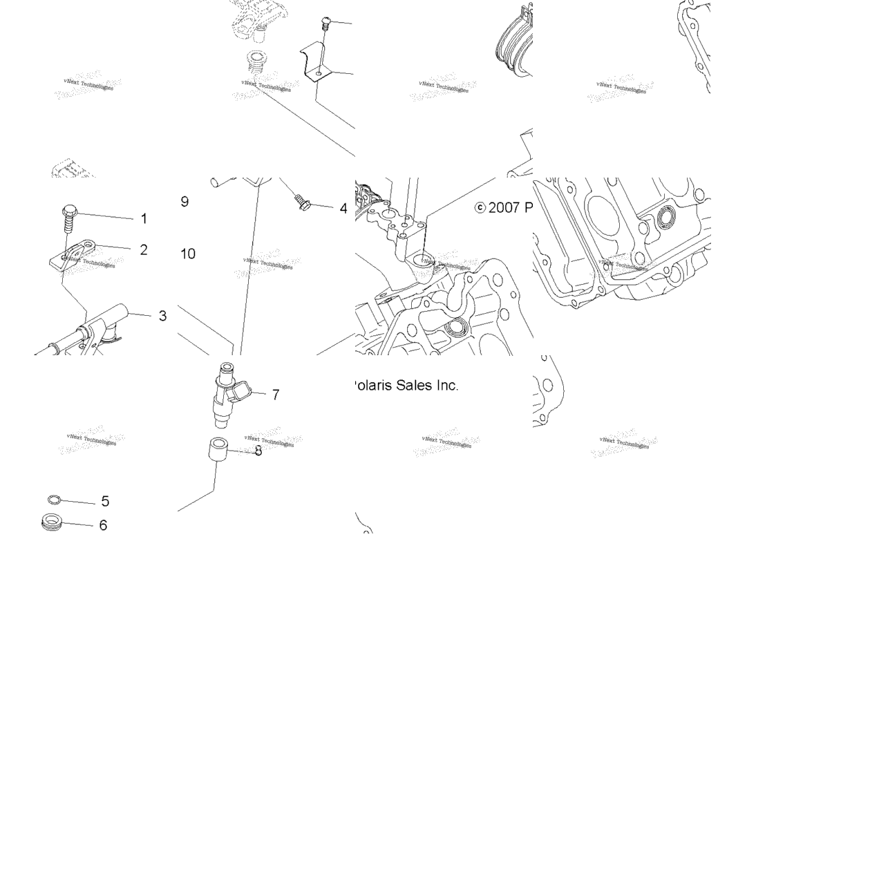 Engine, Fuel Injector
