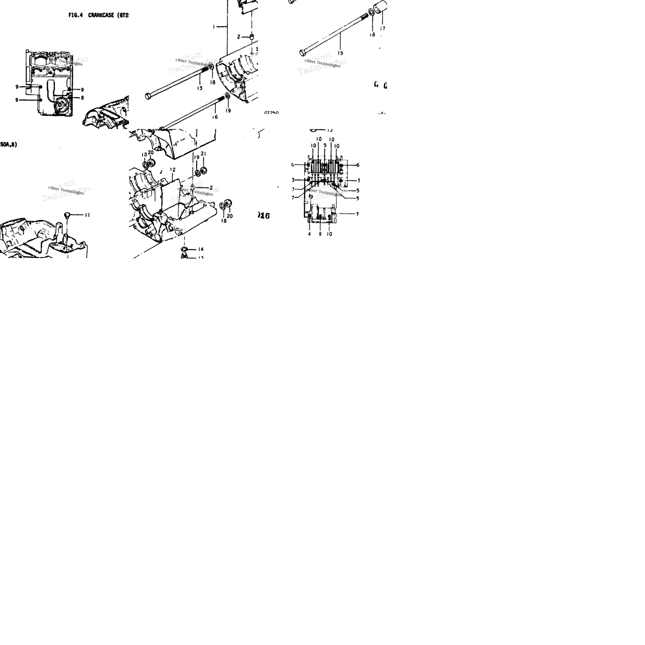 Crankcase (Gt250a