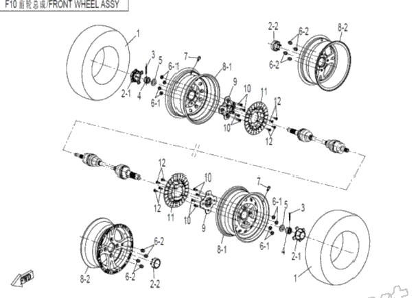 Front Wheel Assy