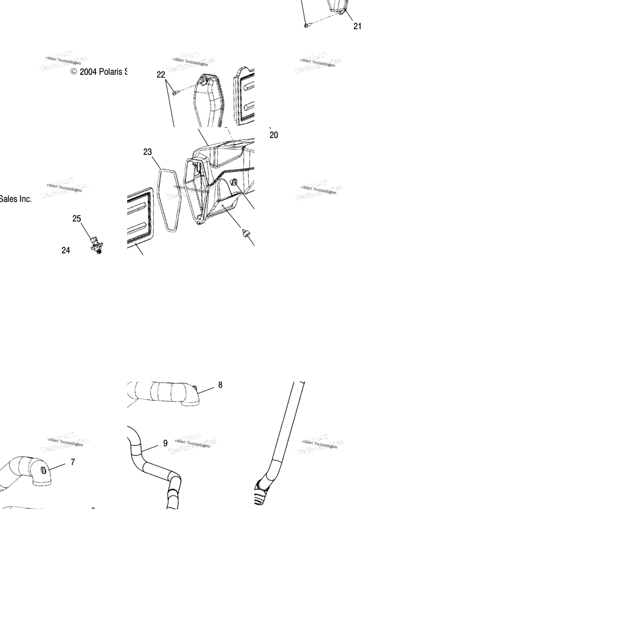 Engine, Air Box /All Options