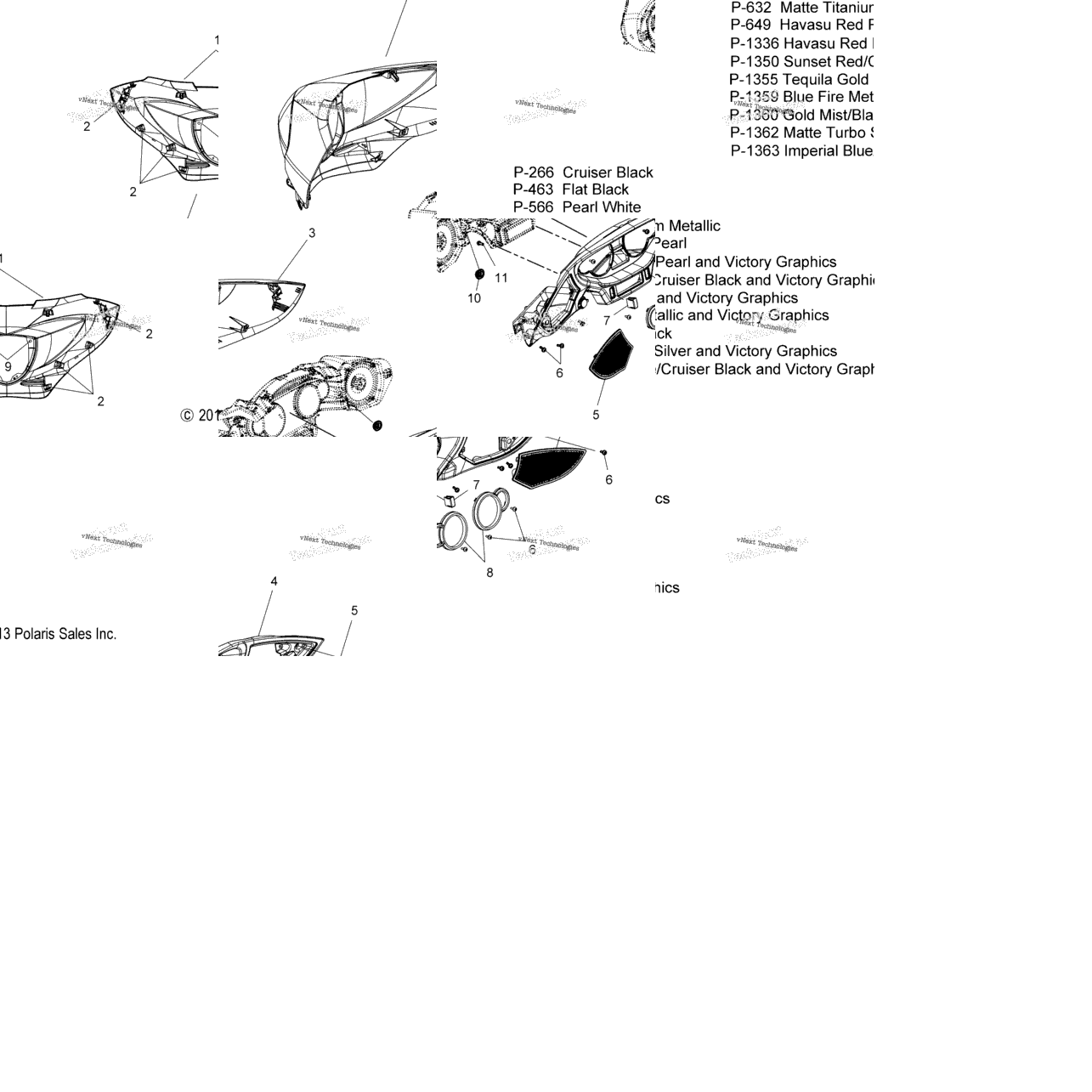 Body, Dash And Fairing All Options
