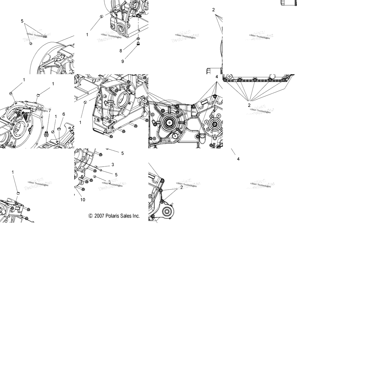 Engine, Crankcase All Options